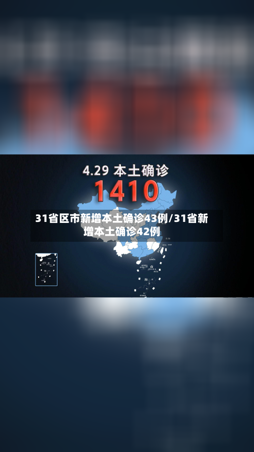 31省区市新增本土确诊43例/31省新增本土确诊42例