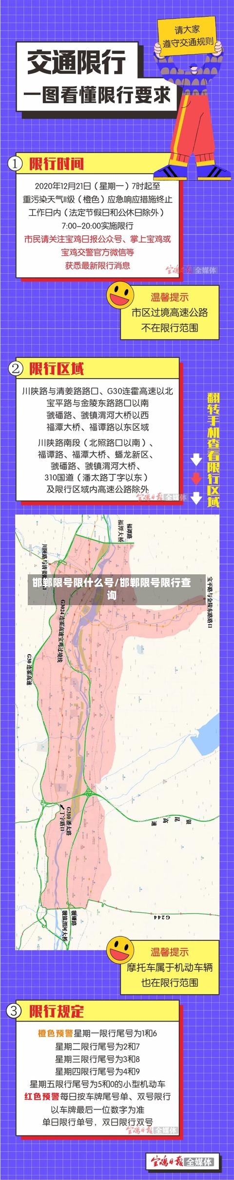 邯郸限号限什么号/邯郸限号限行查询
