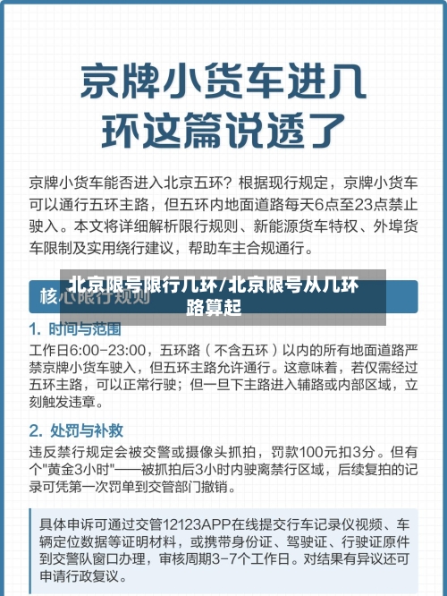 北京限号限行几环/北京限号从几环路算起