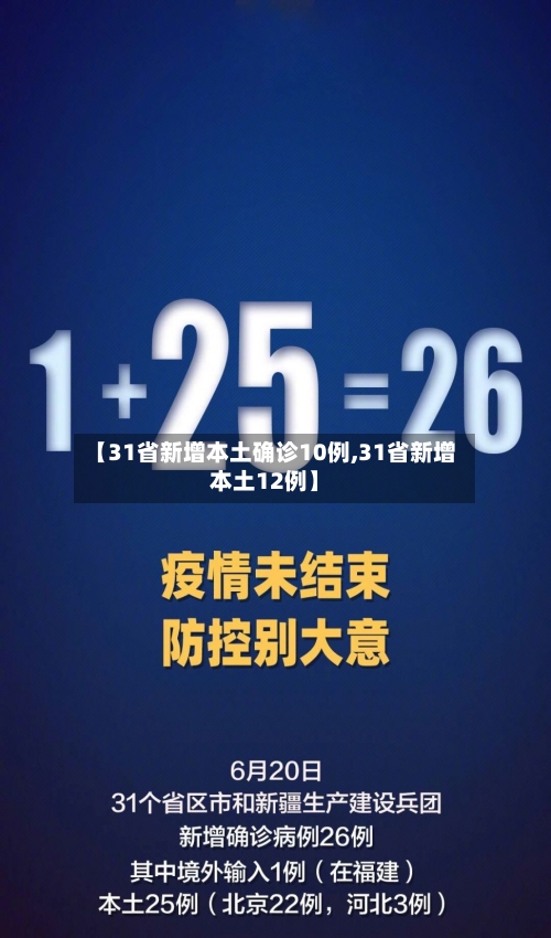 【31省新增本土确诊10例,31省新增本土12例】
