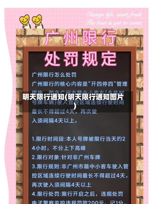 明天限行通知(明天限行通知图片)