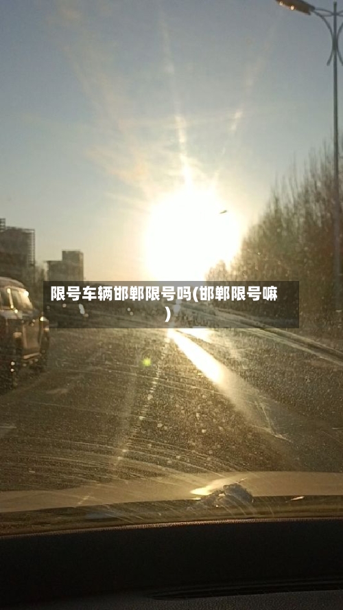 限号车辆邯郸限号吗(邯郸限号嘛)