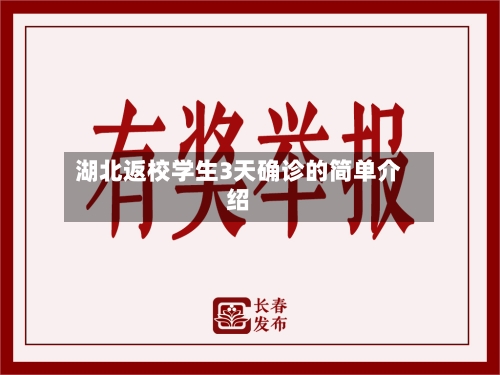 湖北返校学生3天确诊的简单介绍