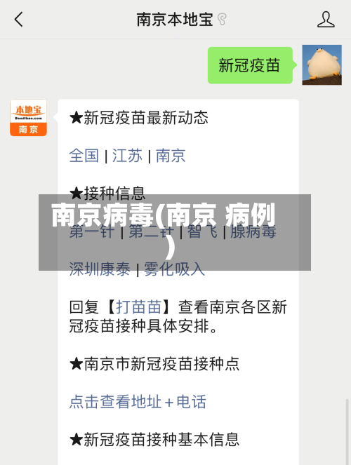 南京病毒(南京 病例)