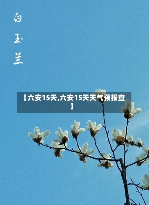 【六安15天,六安15天天气预报查】