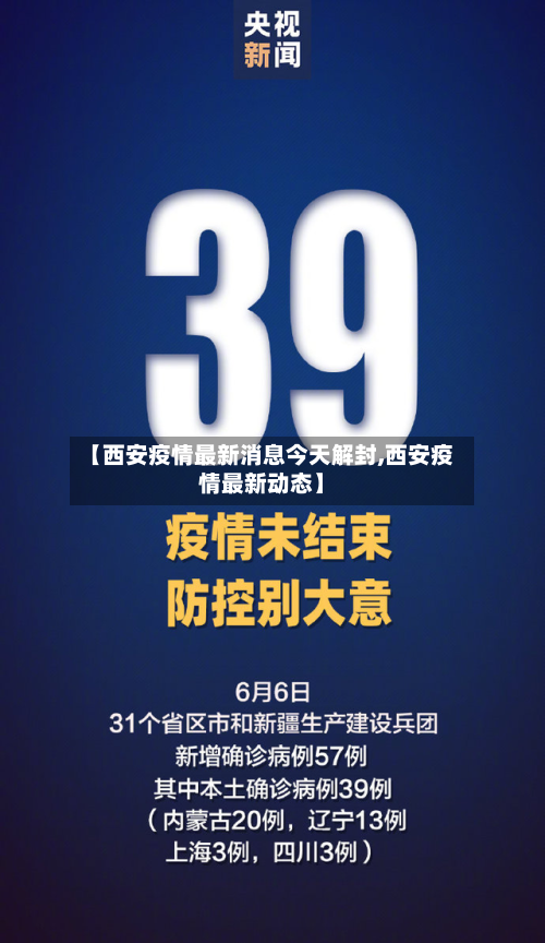 【西安疫情最新消息今天解封,西安疫情最新动态】