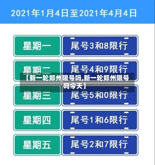 【新一轮郑州限号吗,新一轮郑州限号吗今天】
