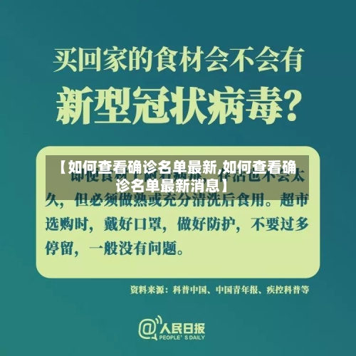 【如何查看确诊名单最新,如何查看确诊名单最新消息】