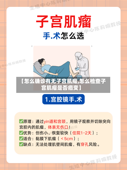 【怎么确诊有无子宫肌瘤,怎么检查子宫肌瘤是否癌变】