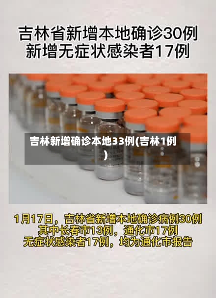 吉林新增确诊本地33例(吉林1例)