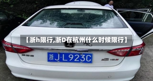 【浙h限行,浙D在杭州什么时候限行】