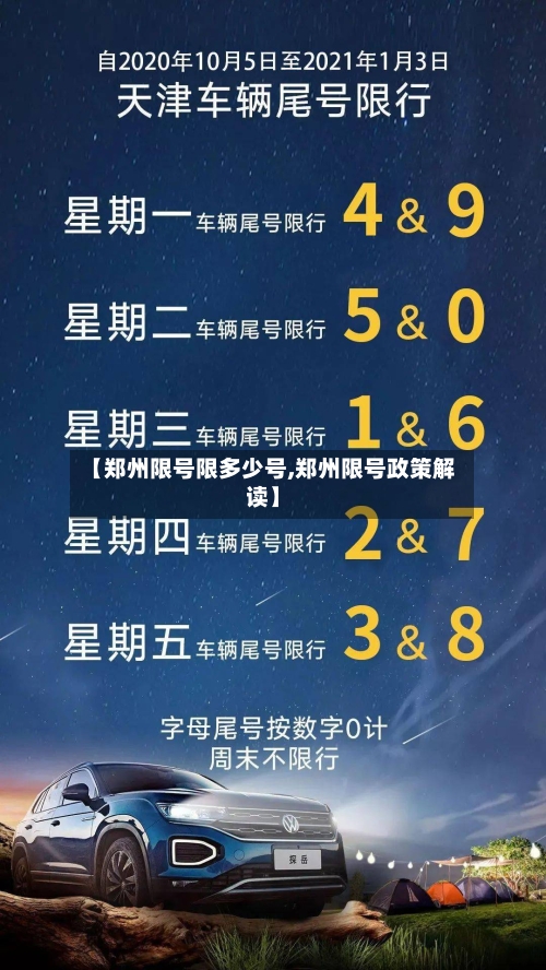 【郑州限号限多少号,郑州限号政策解读】