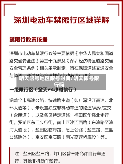 明天限号地区限号时间/明天限号限行吗