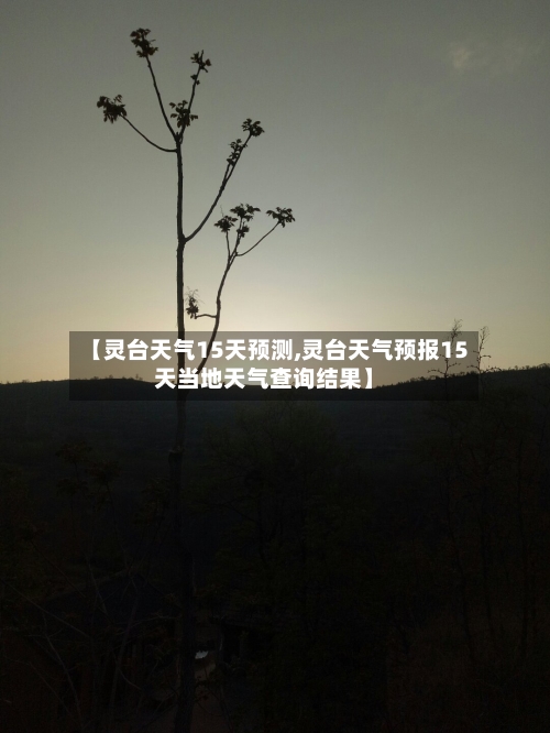 【灵台天气15天预测,灵台天气预报15天当地天气查询结果】
