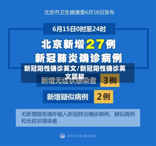 新冠阳性确诊英文/新冠阳性确诊英文简称