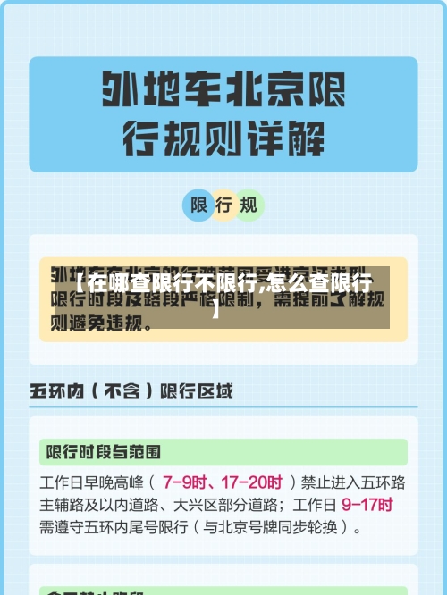 【在哪查限行不限行,怎么查限行】