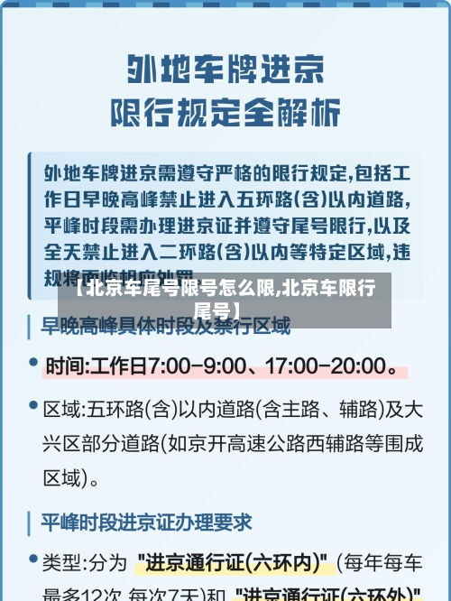 【北京车尾号限号怎么限,北京车限行尾号】