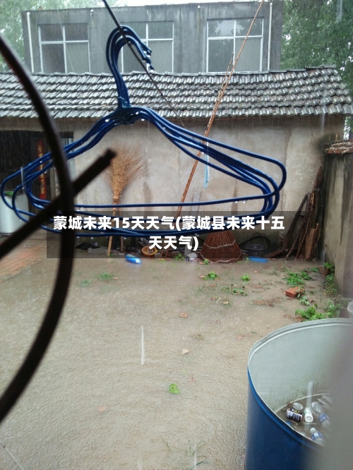 蒙城未来15天天气(蒙城县未来十五天天气)
