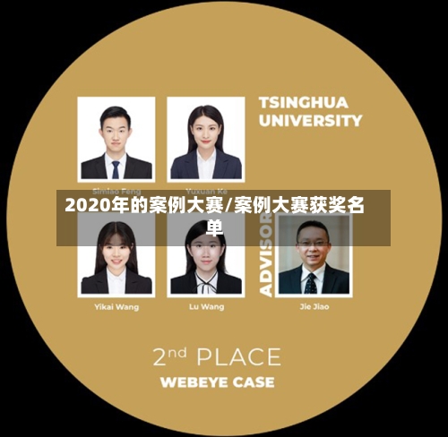 2020年的案例大赛/案例大赛获奖名单