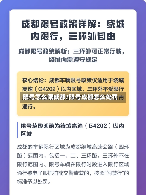 限号怎么限成都/限号成都怎么处罚