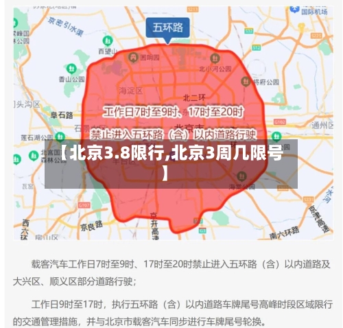 【北京3.8限行,北京3周几限号】