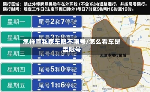怎样查私家车限不限号/怎么看车是否限号