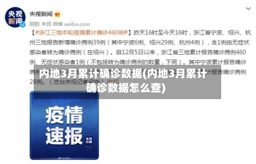 内地3月累计确诊数据(内地3月累计确诊数据怎么查)