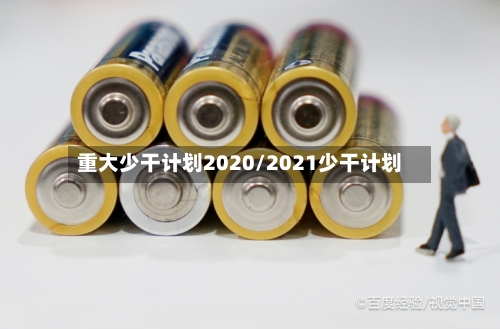 重大少干计划2020/2021少干计划