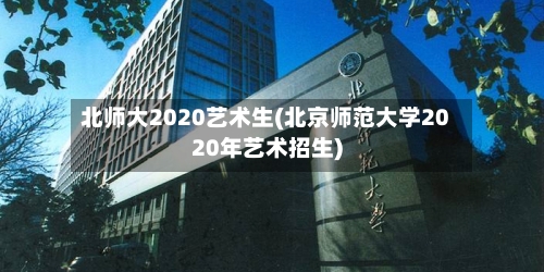 北师大2020艺术生(北京师范大学2020年艺术招生)