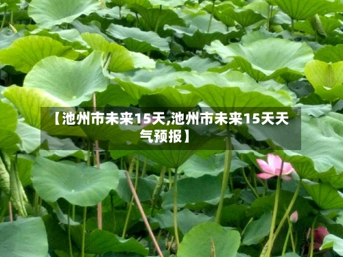 【池州市未来15天,池州市未来15天天气预报】