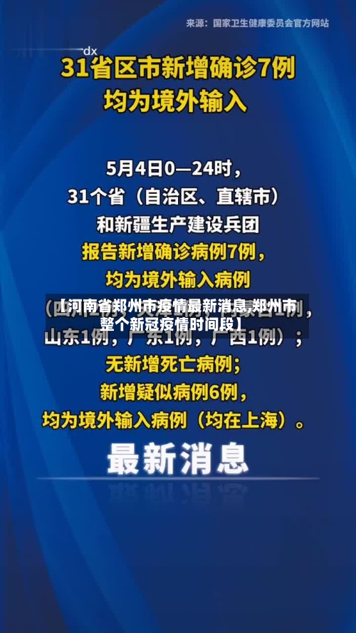 【河南省郑州市疫情最新消息,郑州市整个新冠疫情时间段】