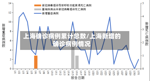 上海确诊病例累计总数/上海新增的确诊病例情况